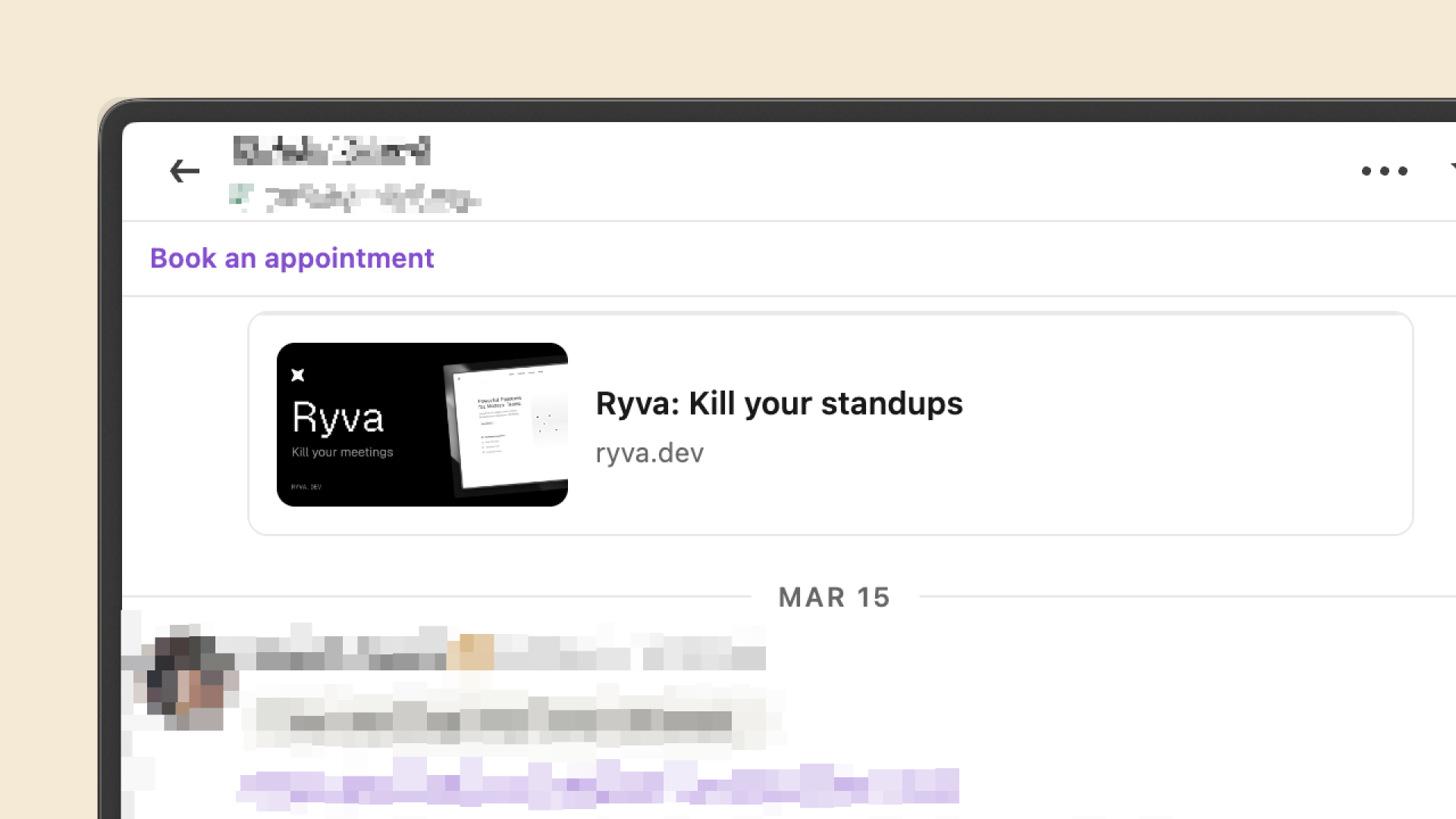 Ryva conversion flow snapshot